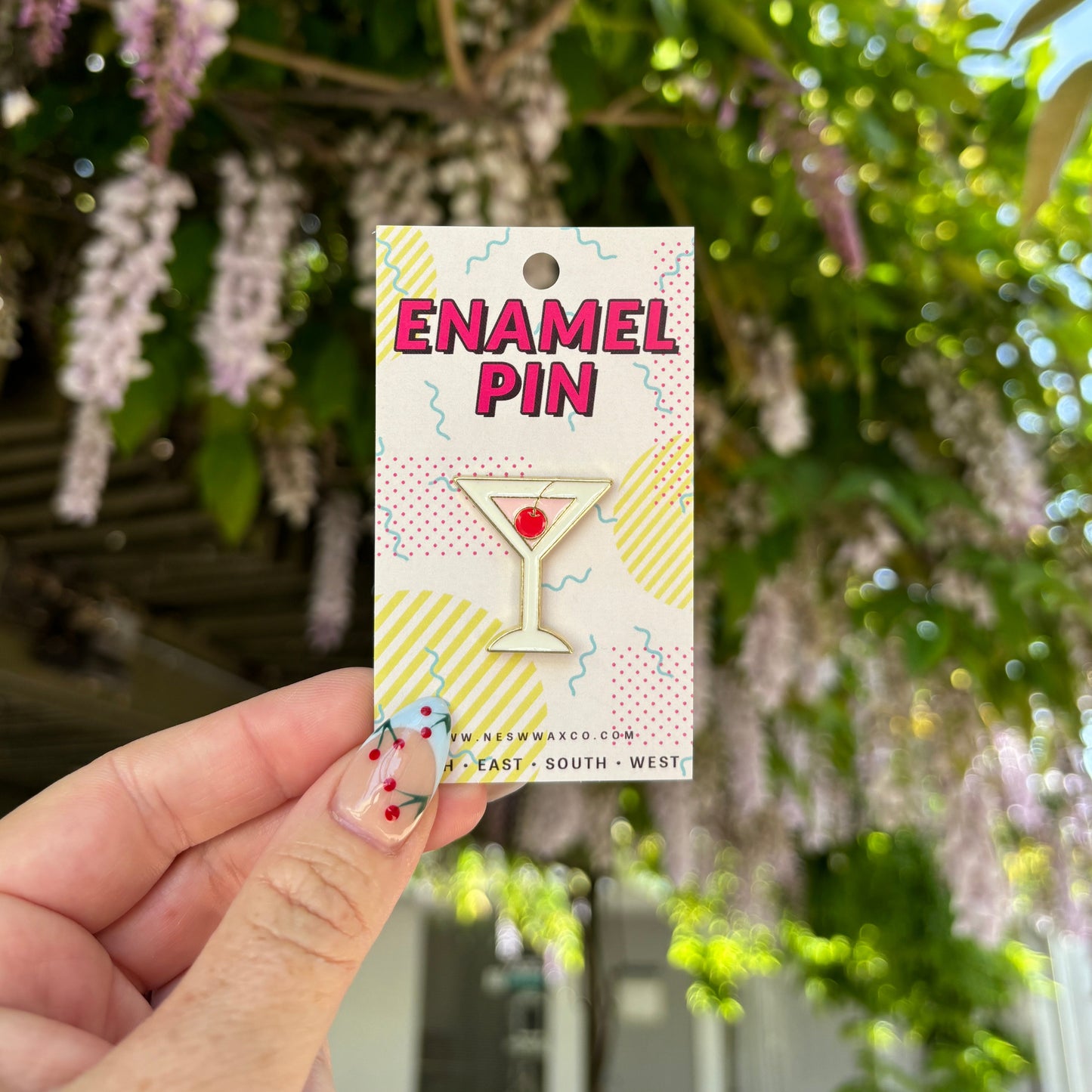 Martini Please Enamel Pin