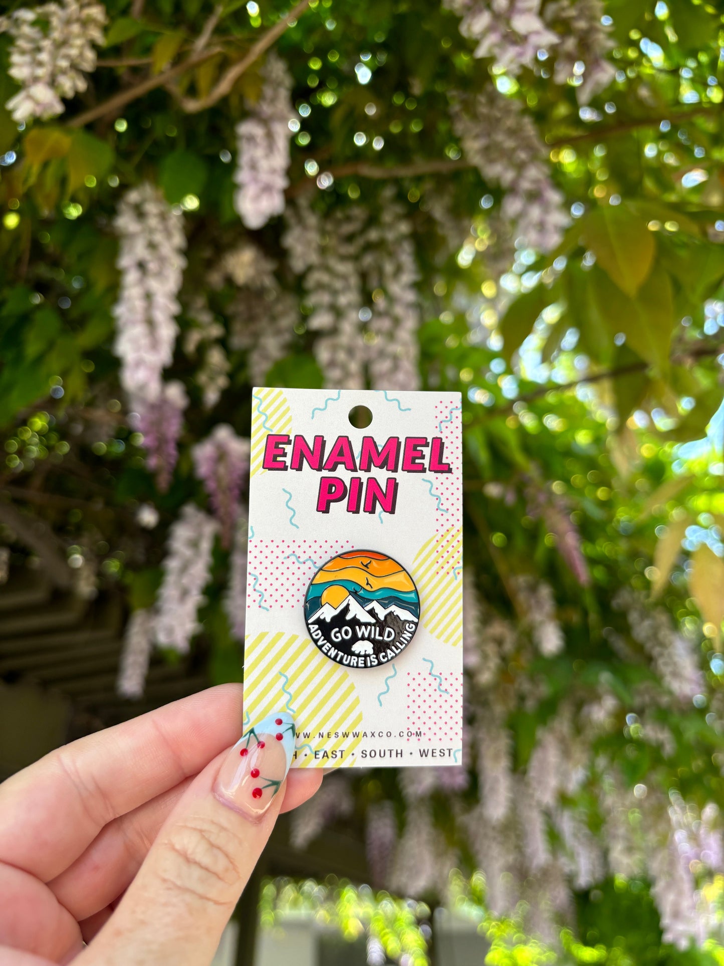 Go Wild Enamel Pin