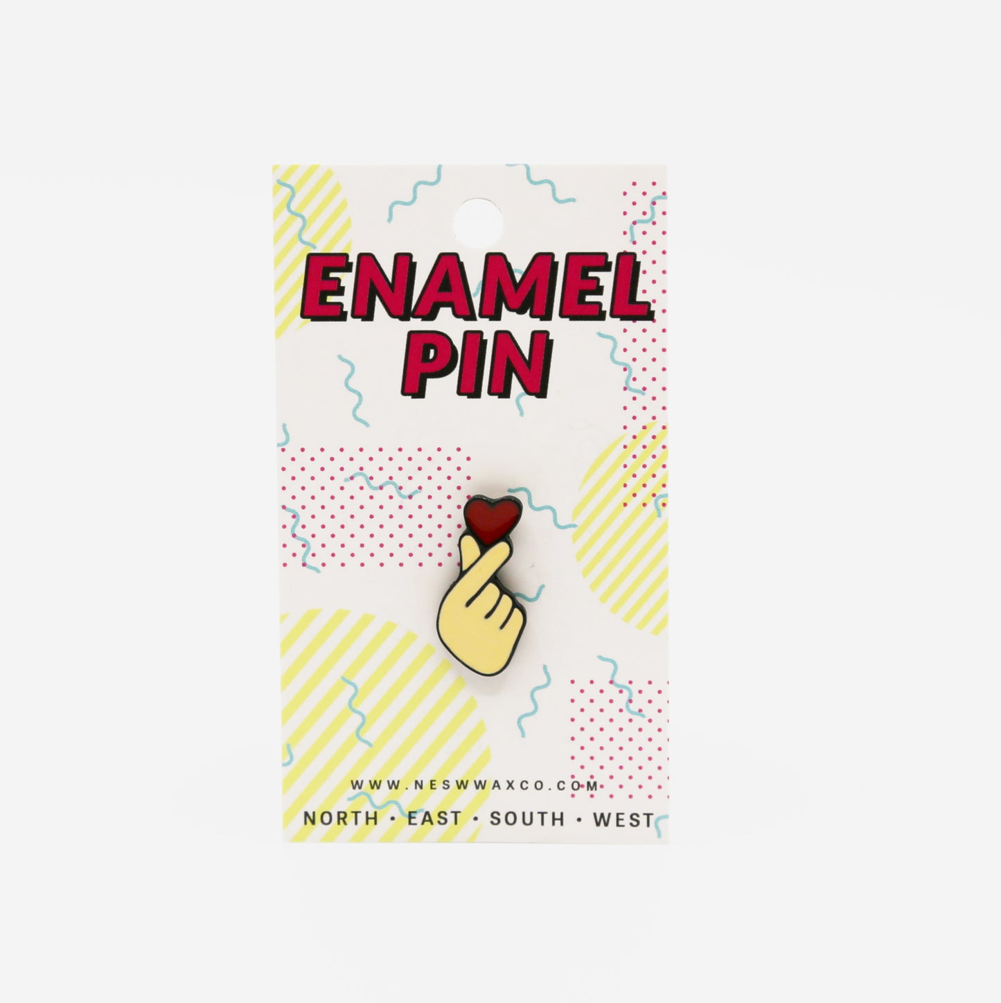 I Hold Your Heart Enamel Pin - NESW WAX CO//