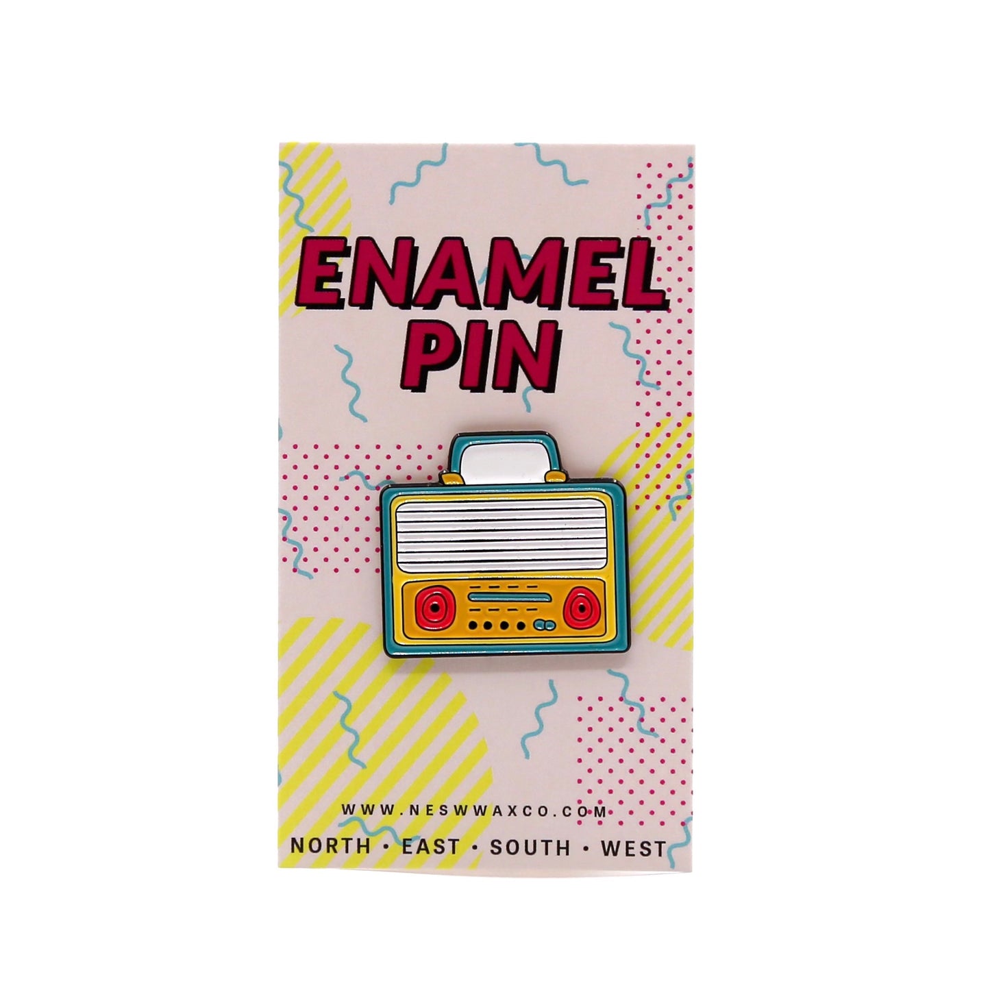 Retro Radio Enamel Pin