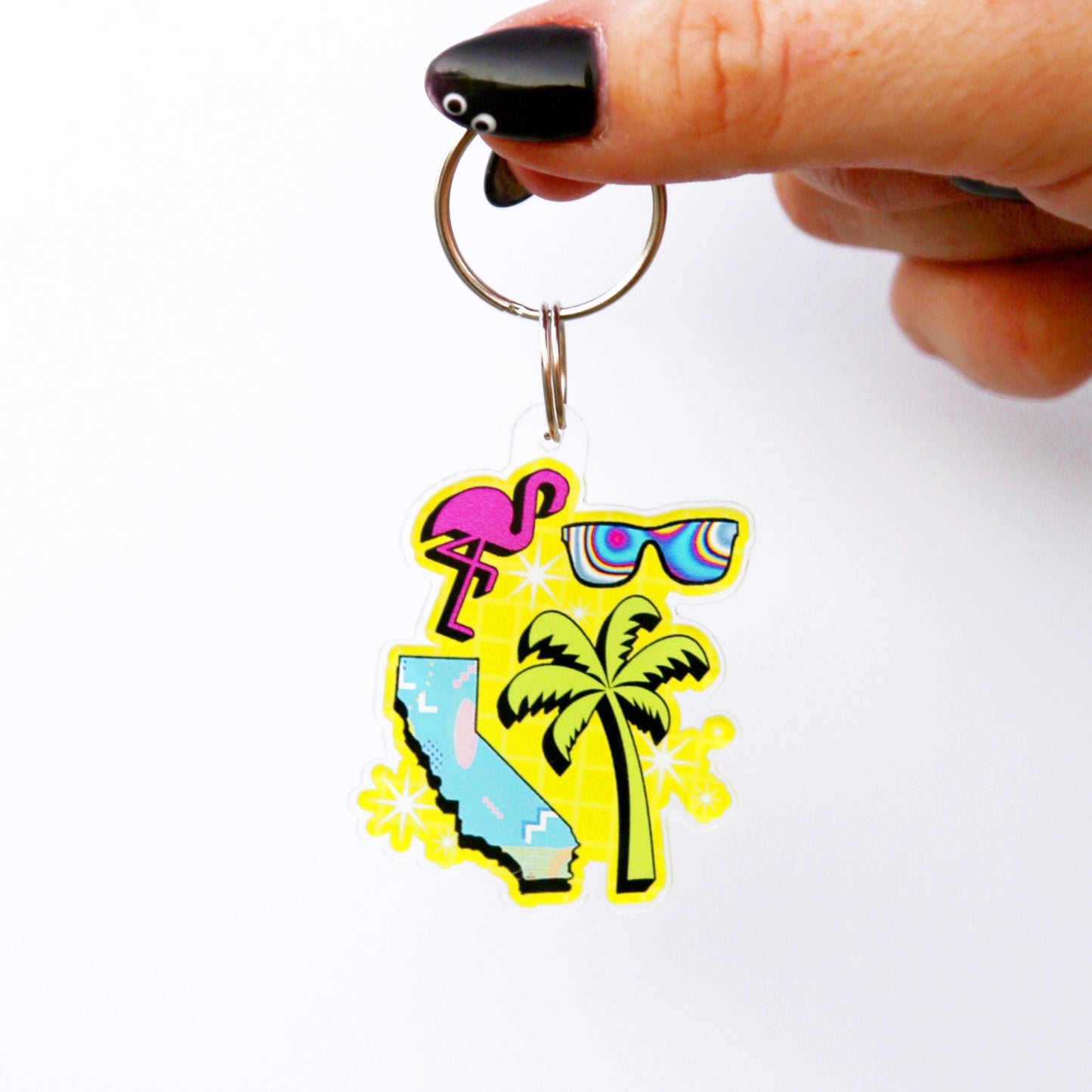 Totally California Keychain - NESW WAX CO//