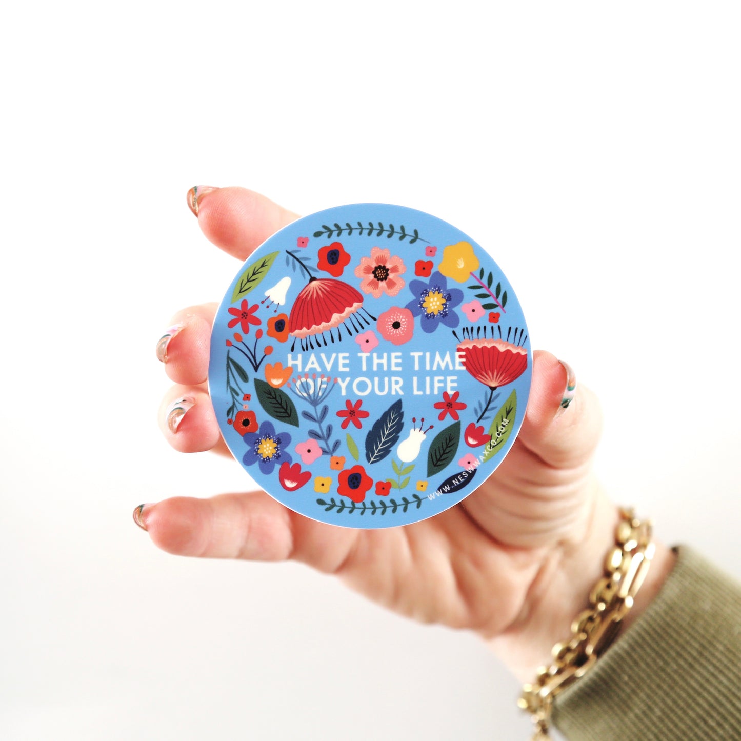 Time of Your Life Sticker