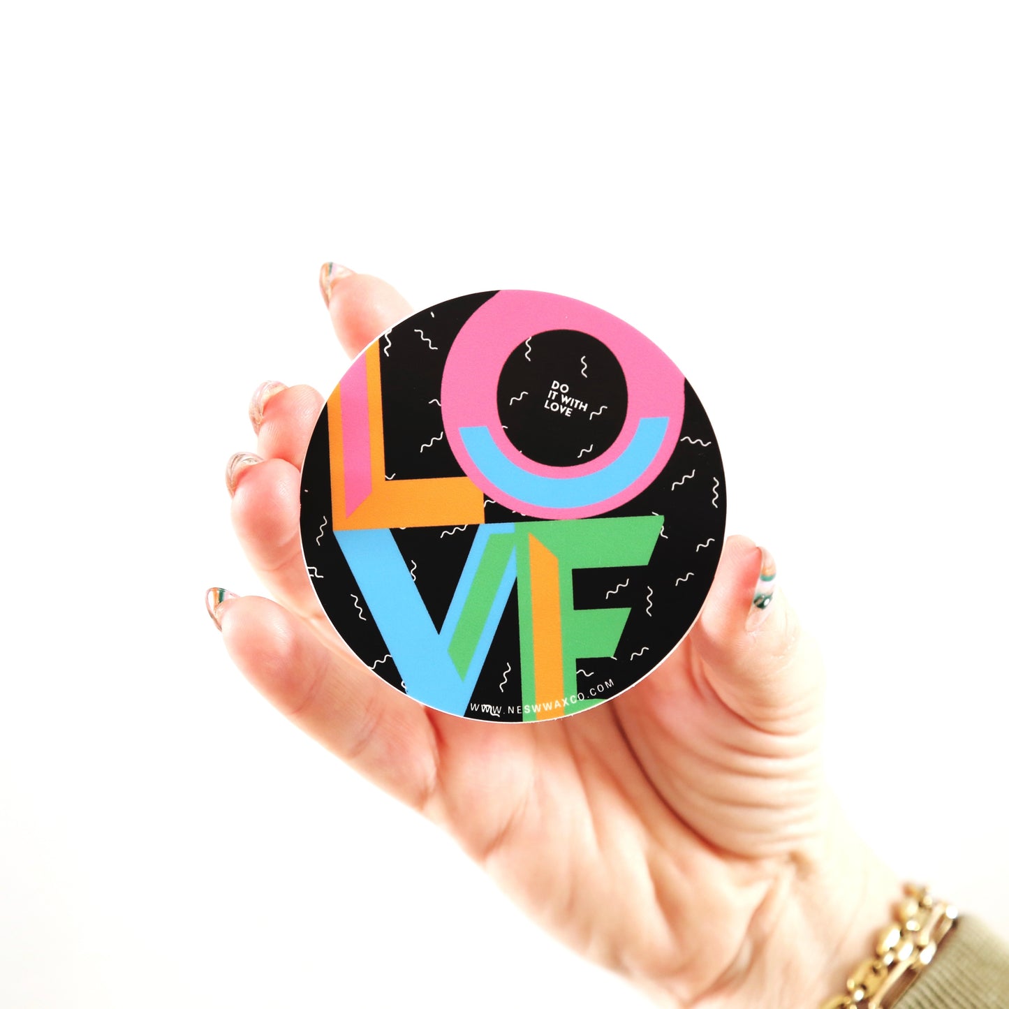 Do It With Love Sticker