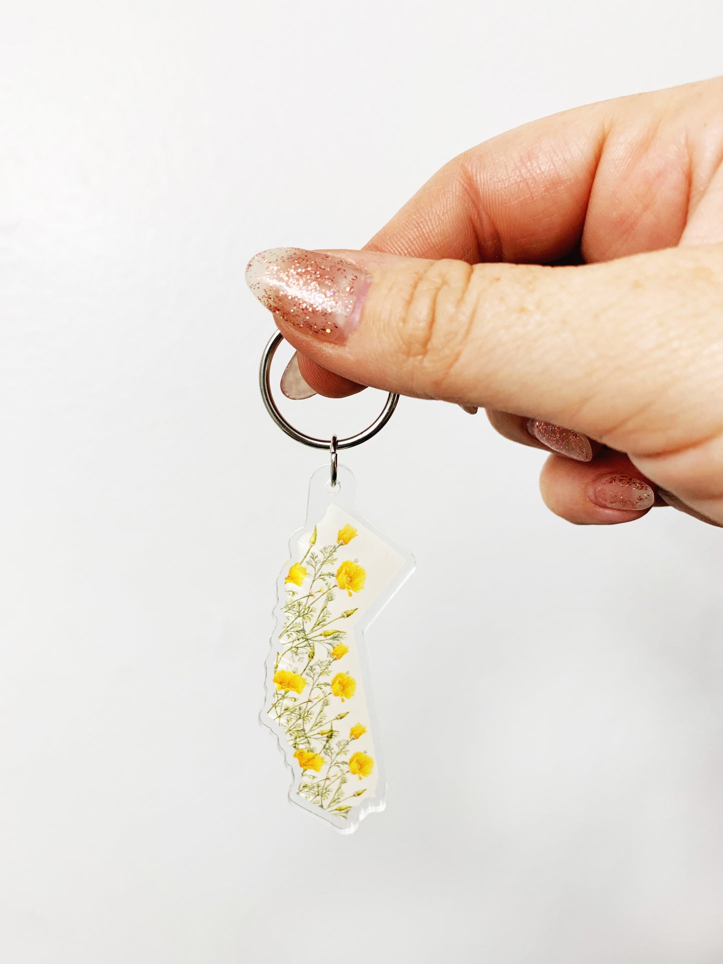 CA Poppy Keychain - NESW WAX CO//