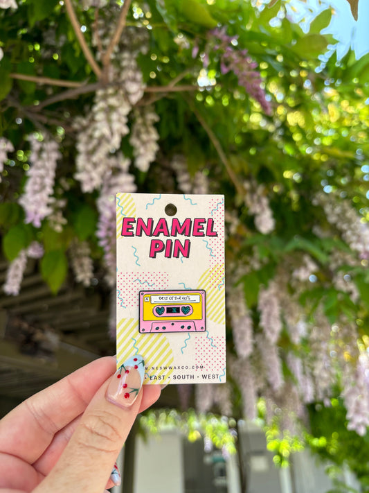 Mixed Tape Enamel Pin