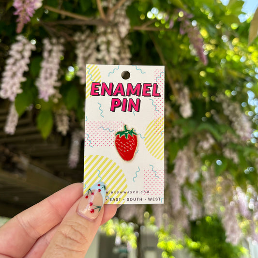 Strawberry Enamel Pin