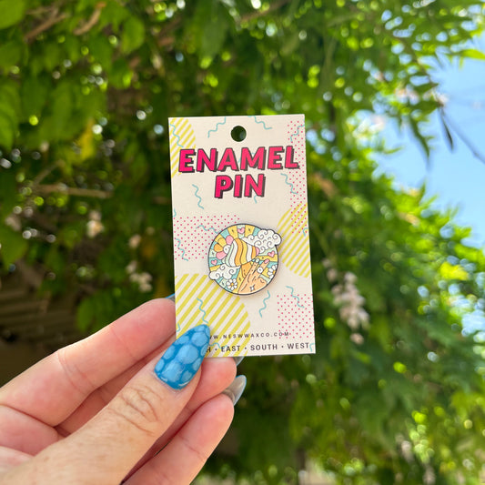 Sweet Psychedelic Enamel Pin