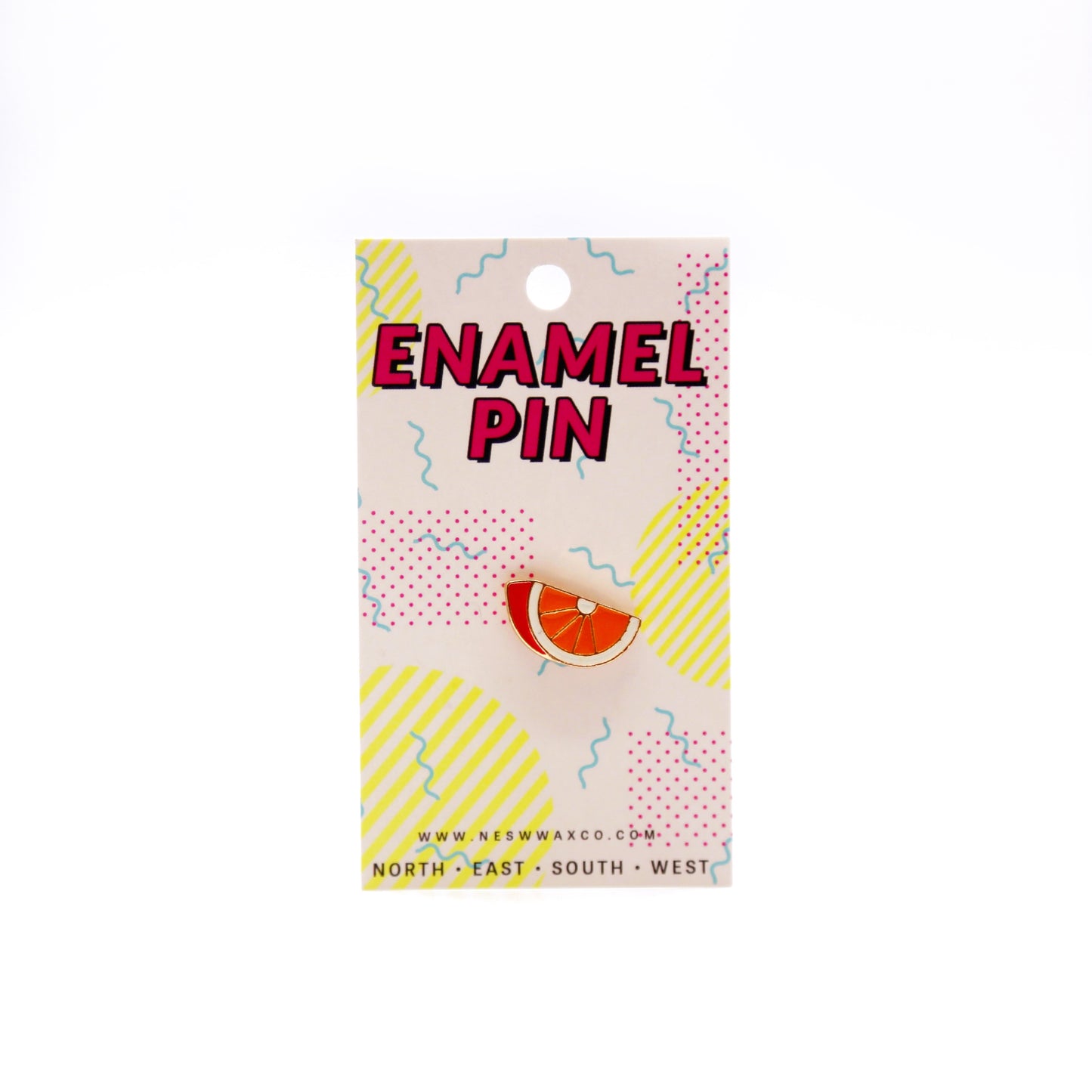 Orange Slice Enamel Pin