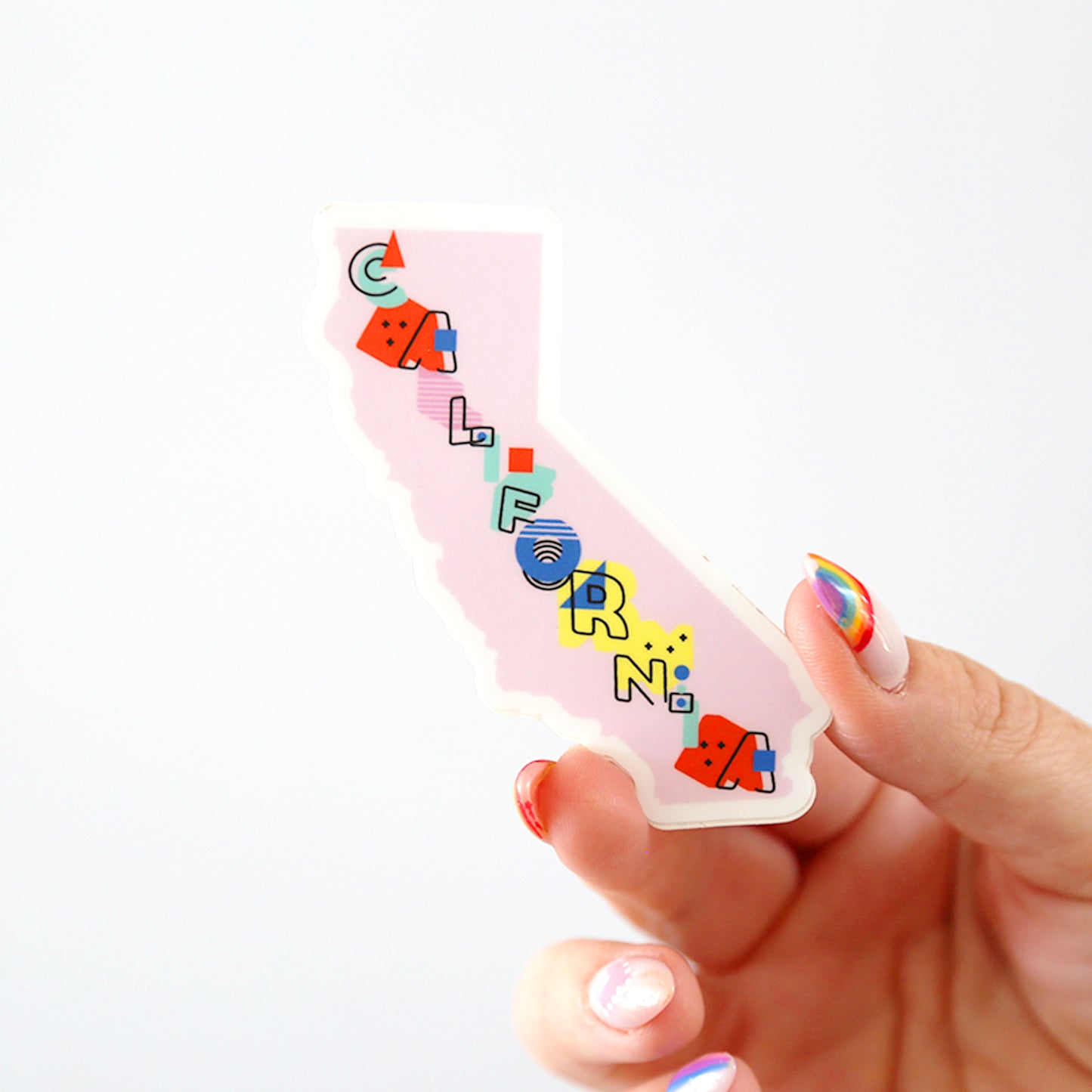 California Sticker- Pink