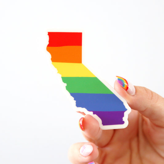 CA Pride Sticker