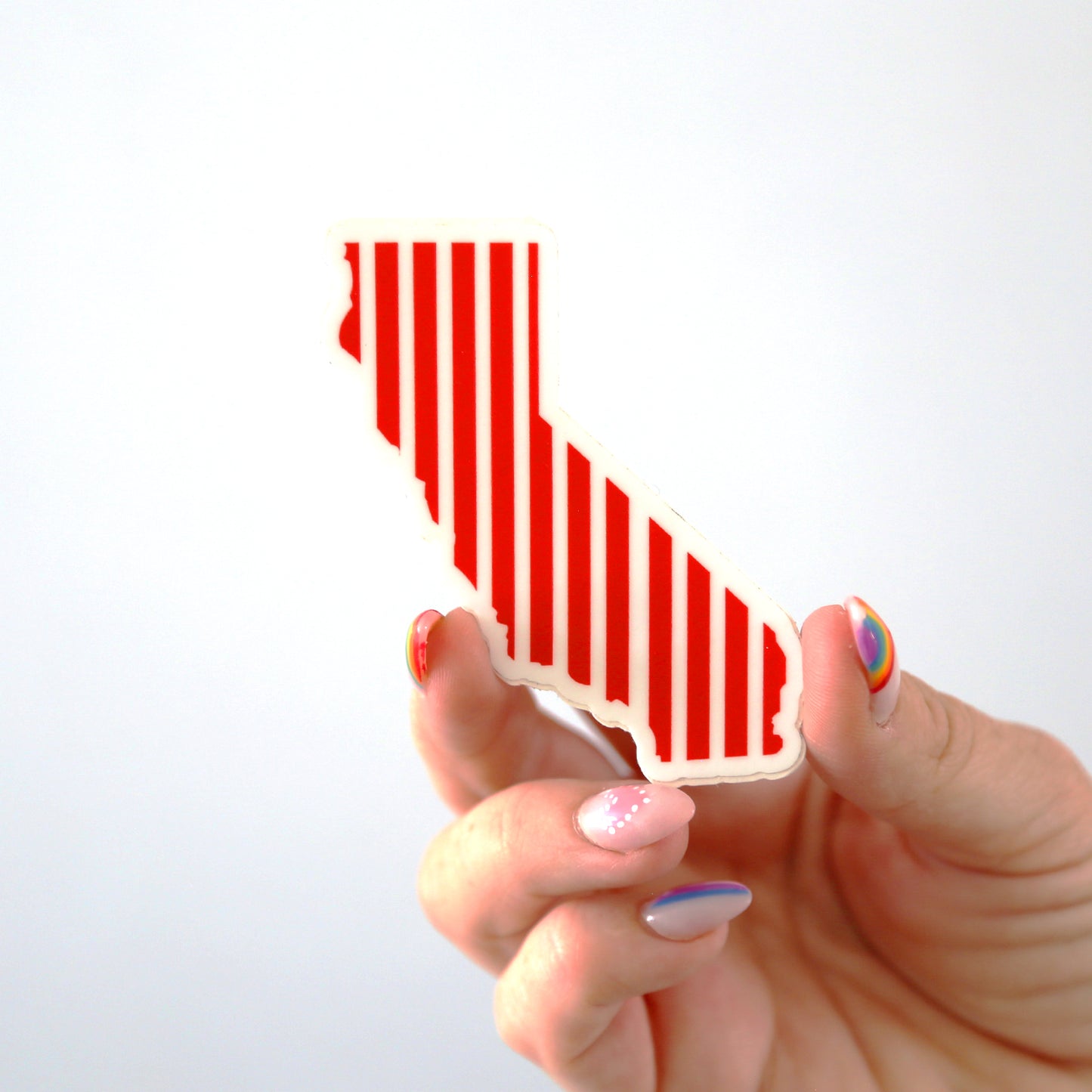 Red Stripe Sticker - NESW WAX CO//