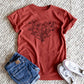 California Poppy Heart - Unisex Recycled Eco Tee by Because Tees