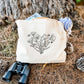 California Poppy Heart - Tote Bag
