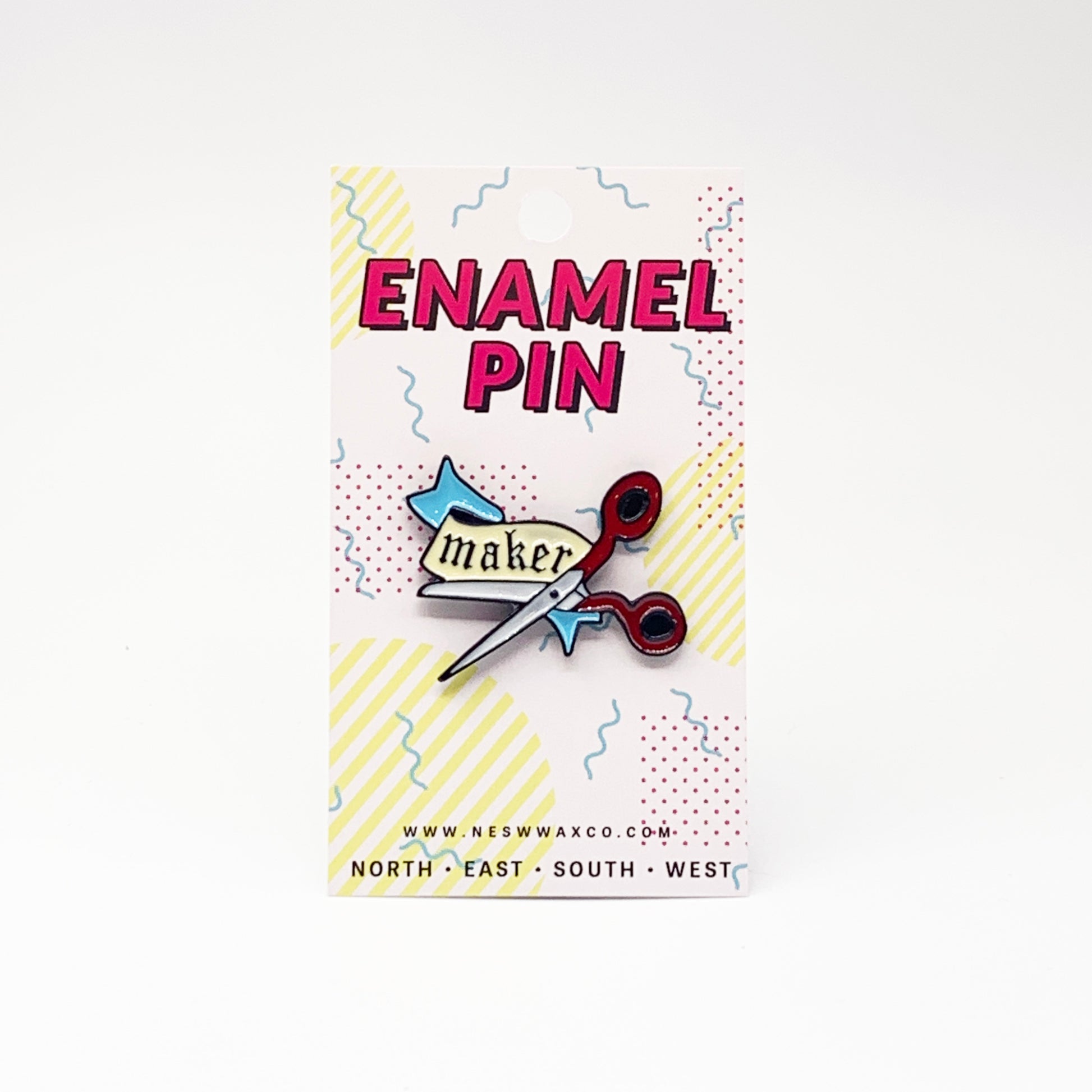 Maker Enamel Pin - NESW WAX CO//