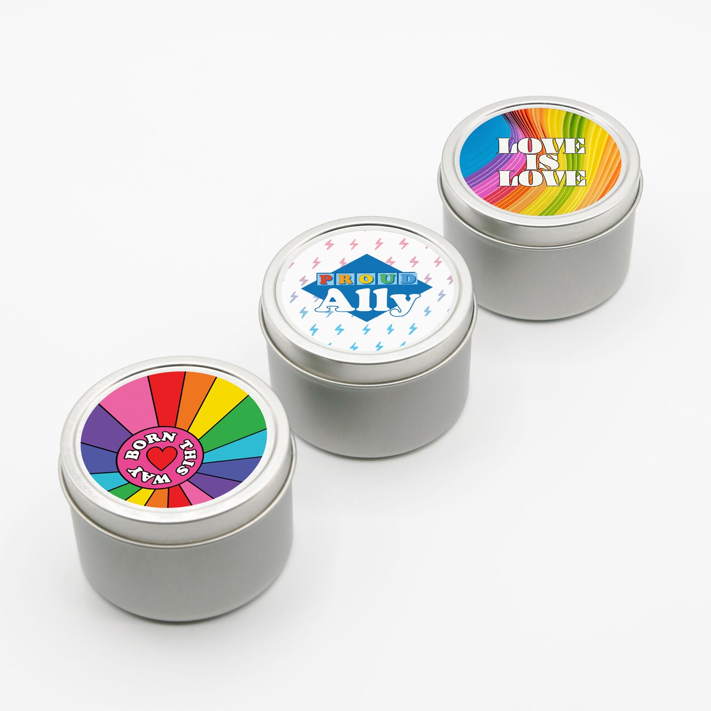 PRIDE 4oz Candle Trio