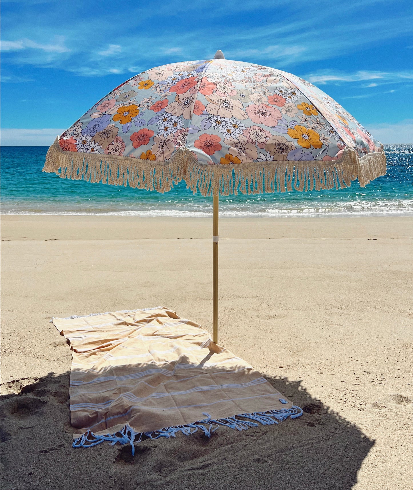 Day Dream Beach Umbrella by SKOVA